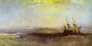 J.M.W. Turner A Ship Aground. oil painting picture wholesale